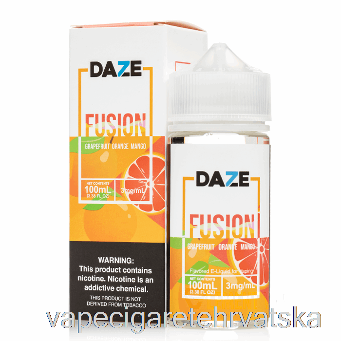 Vape Hrvatska Grejpfrut Naranča Mango - 7 Daze Fusion - 100ml 6mg
